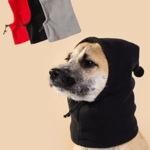 Winter Hat For Dogs Pet Hat Adjustable Drawstring Design for Windproof Comfort Warmth Polar Fleece Hat Winter Dog accessories